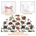 thumbnail image 4 of Rateoe Various Turtle Print Christmas Tree Skirt 36" for Xmas Holiday New Year Party Circle Tree Mat Ornaments Decoration, 4 of 7