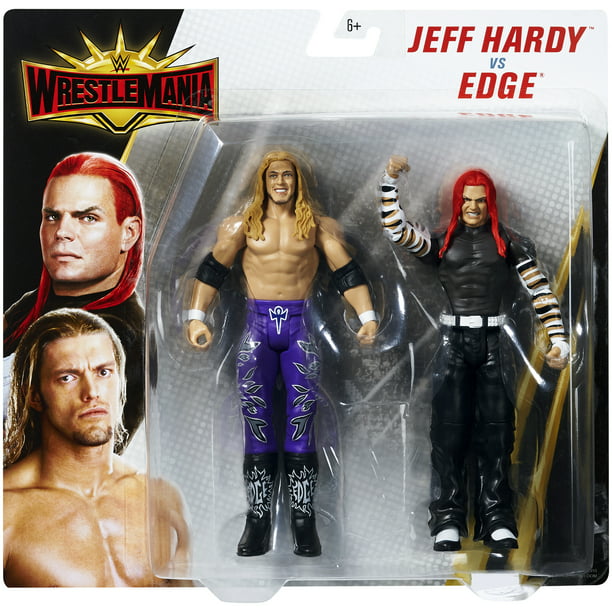 Jeff Hardy Edge Wwe Battle Packs Wrestlemania 35 Toy Wrestling Action Figures Walmart Com Walmart Com