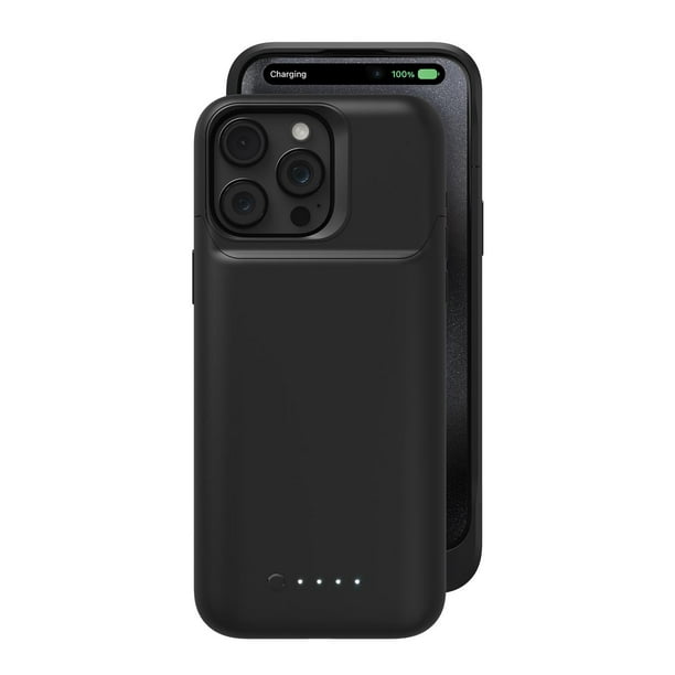 Funda Batería mophie juice pack access para iPhone 15 Pro Max Negra
