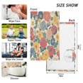thumbnail image 6 of Yayeee 100% Cotton Hand Towels for Bathroom 16" x 28" Soft Absorbent Kitchen Towel, Vibrant Flowers Pattern, 6 of 7