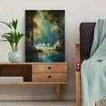 thumbnail image 5 of Enchanted Forest Ballet Dancers Canvas Wall Art, Elegant Print for Living Room Bedroom Office Yoga Studio Ballet Studio Home Decor, 5 of 8