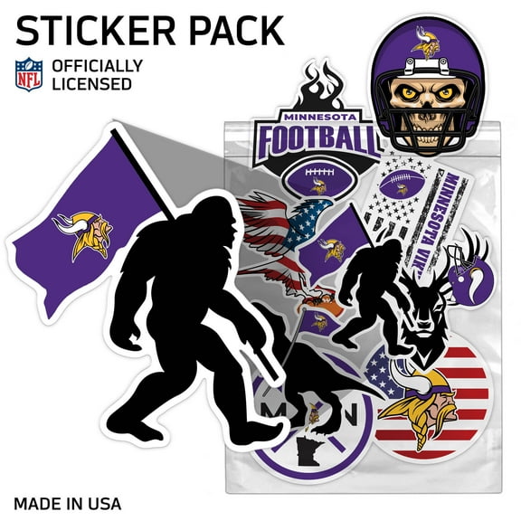 Minnesota Vikings Assorted Sticker Pack