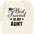 thumbnail image 4 of Inktastic My Best Friend is My Aunt with Hearts Boys or Girls Long Sleeve Baby Bodysuit, 4 of 5