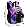 thumbnail image 2 of Jujutsu Kaisen Backpack 13 Inch Bookbag Casual Daypack Travel Backpacks for Work Hiking Camping, 2 of 8