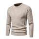 thumbnail image 1 of Suéter de otoño e invierno de moda para hombre, suéter de punto inferior con bloqueo de color para hombre Pompotops  oipoqjl39781, 1 of 8