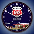 thumbnail image 2 of PH661903890 Phillips 66 Gasolinera 1 reloj - Fabricado en EE.UU. Collectible Sign & Clock PH661903890, 2 of 2
