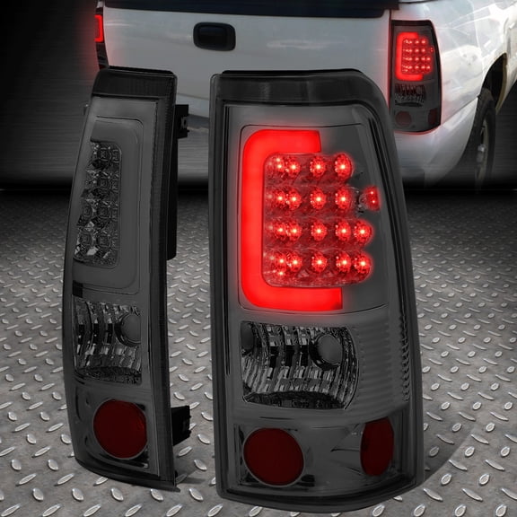 Nuvision LED C-Tube Bar Tail Light Stop Brake Lamp for 99-03 Chevy Silverado GMC Sierra