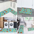 thumbnail image 5 of Pioneer Flower Floral Print Pattern Kitchen Rugs Sets Of 2, Anti Fatigue Non Slip Washable Floor Mats for Kitchen Sink Laundry, 17X30 Inch + 17X47 Inch, 5 of 6
