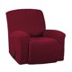 thumbnail image 2 of Funda de sofá Jacquard, funda para sillón reclinable, funda elástica para muebles, a prueba de polvo Vino rojo, 2 of 9