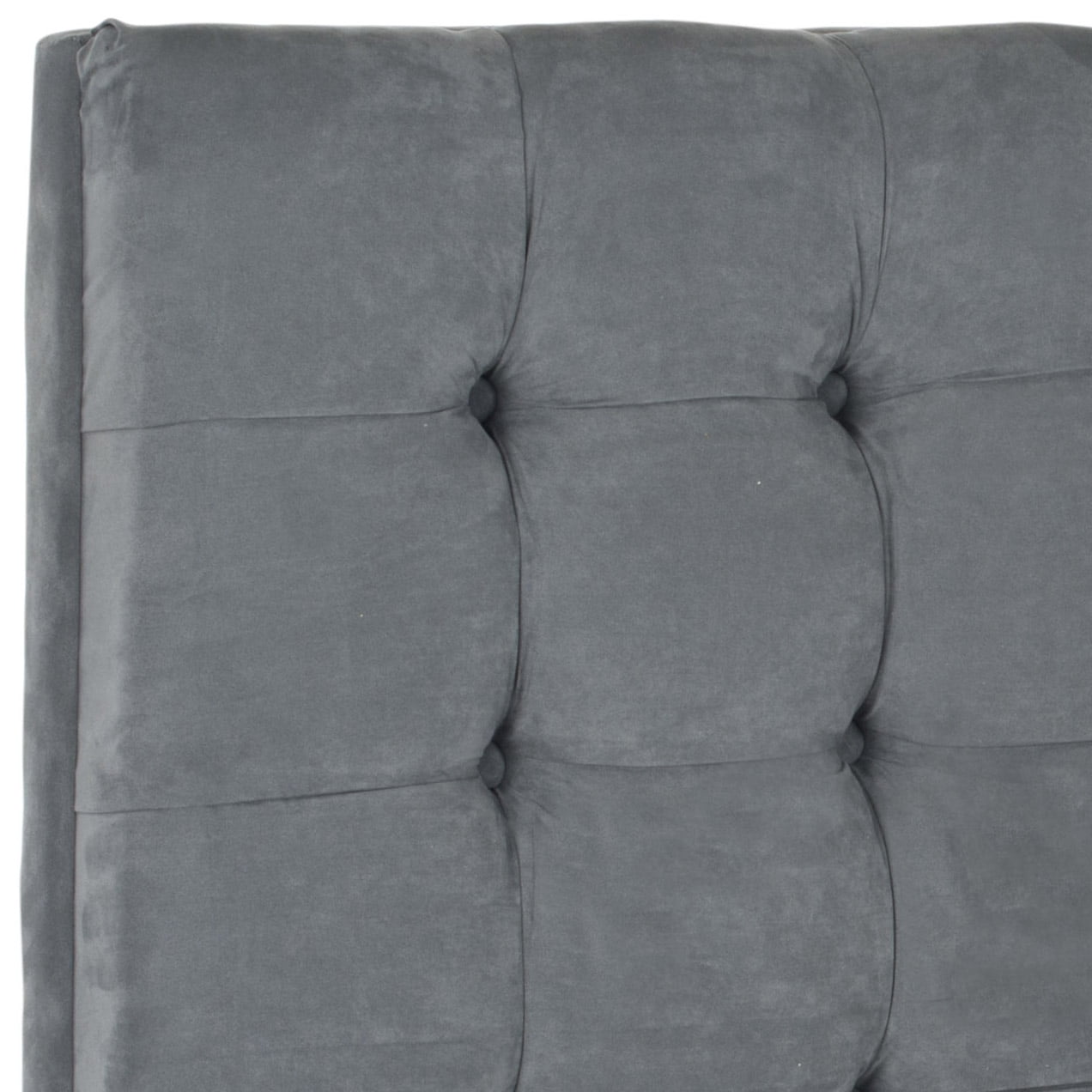 Safavieh Lamar Classic Modern Tufted Headboard, Queen, Grey