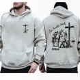 thumbnail image 4 of Bible Verse Hoodie – Double Sided She Humbles Herself 1 Peter 5:6 Pullover, Western Cowgirl Horse Cross Graphic Hoodie, Unisex Christian Faith Outfit Gift, 4 of 7