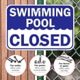 thumbnail image 4 of Swimming Pool Closed Sign,, 4 of 8