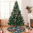 thumbnail image 7 of Picia Colored Glass1 Print Christmas Tree Skirt , Christmas Tree Skirt Ornaments for Merry Christmas Holiday Party Decorations Indoor Outdoor-48", 7 of 7