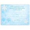 POP parties Snow Princess Large Invitations - Blue - 10 Invitations 10 Envelopes