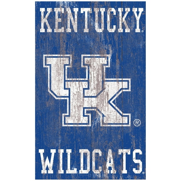 Kentucky Wildcats 11'' x 19'' Heritage Distressed Logo Sign