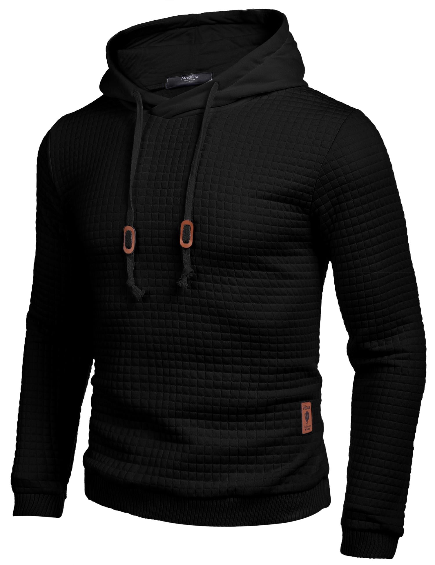COOFANDY Men's Waffle Knit Hoodie - Casual Pullover Hooded Sweatshirt With Drawstring, Lightweight & Stylish - View #10