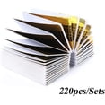 thumbnail image 2 of Ealicere 220 pcs Nail Forms-UV Gel Nail Art Tips Extension Forms Manicure Design Paper Tray Accessory, 2 of 7
