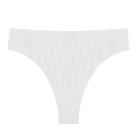 Fulorrnie Underwear for Women Plus Size Seamless Comfort Sport Panties Hipster Banded Waist Stretchable Breathable Panty White XL