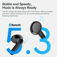 thumbnail image 2 of True Wireless Earbuds V5.3 Bluetooth Headphones Touch Control 50H Playtime with LED Power Display Charging Case, IPX7 Waterproof in-Ear Earbuds with Mic for Smart Phone TV Laptops（Black）, 2 of 6