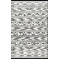 BoutiqueRugs Asuka Contemporary Area Rug - Ivory, Black - 8' x 10'