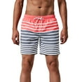 thumbnail image 2 of MaaMgic Mens Slim Fit Quick Dry Short Swim Trunks With Mesh Lining Qma011-red, 2 of 2