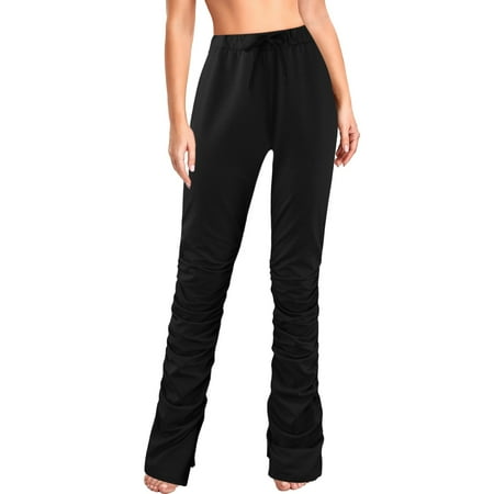 

ketyyh-chn99 Pajama Pants For Women Womens Super Comfy Flat Front Stretch Trousers Pants