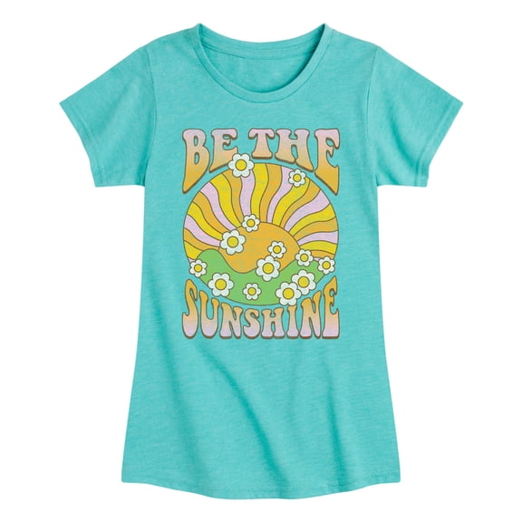 Instant Message - Be The Sunshine   - Toddler & Youth Girls Short Sleeve Graphic T-Shirt