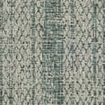 thumbnail image 6 of SAFAVIEH Courtyard Robert Striped Indoor/Outdoor Runner Rug, Light Grey/Teal, 2'3" x 12', 6 of 7