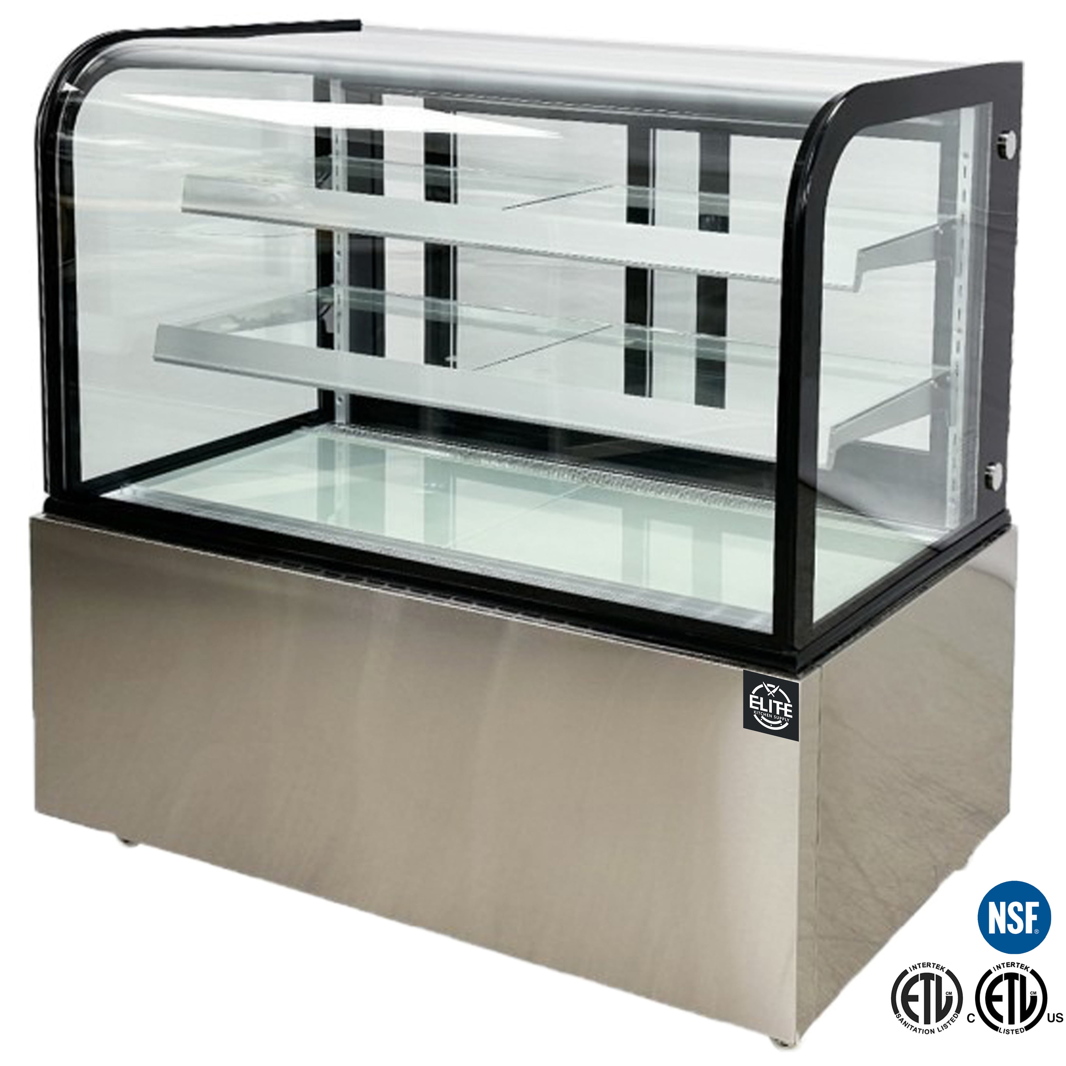 NSF Certified 48" Refrigerated Bakery Display Case – 14 Cu. Ft. Commercial Glass Showcase