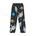 thumbnail image 5 of Fotbe Men'S Spaceclassic Pajama Pants With Elastic Waist And Drawstring Pockets，Pajama Pants Mens Lounge Pants Super Soft, 5 of 9