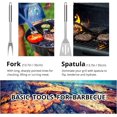 thumbnail image 2 of 9PCS Professional Stainless Steel Barbecue Utensil Set with Bag Easy to Carry, 2 of 5