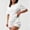 *White, variant on Women's 2-Piece Pajama Set,Crew Neck Short Sleeve T-Shirt and Shorts Loungewear,Soft Sleepwear for Women White,Women's Plus M