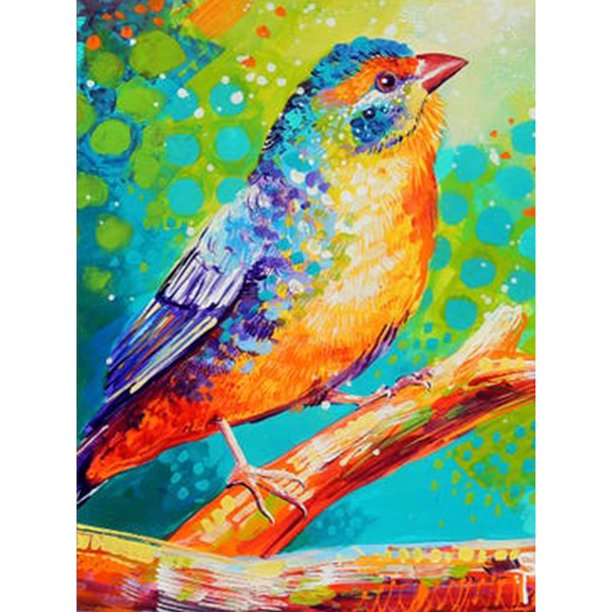 Diamond Painting (DE6108) Kit cuadrado 5D Bird DIY Rhinestone Art (FH311) 40x50cm FLhrweasw Nuevo
