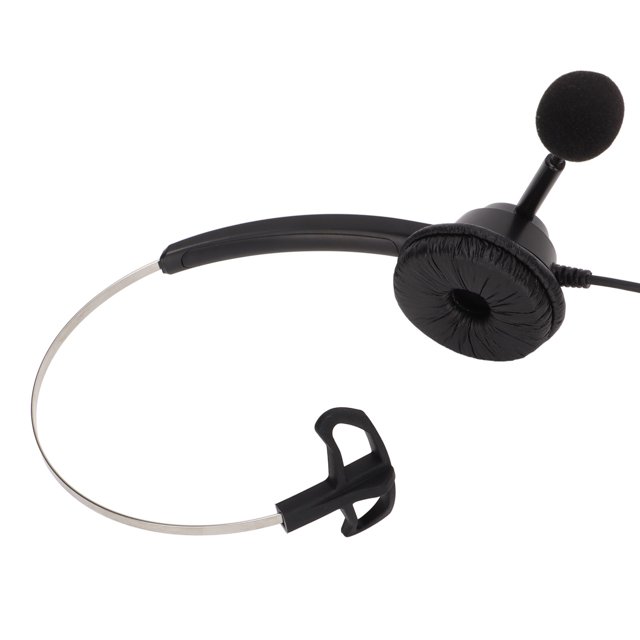 3.5mm Call Center Headset,Noise Cancelling Single Ear Customer Service Headset With Microphone,Office Headset For VOIP Phones