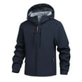 thumbnail image 4 of CYiJun Mens Winter Jacket Warm Windproof Fleece Lined Coat with Zip Pocket, 4 of 8