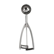 Soro Essentials- #40 Stainless Steel 7/8 oz. Squeeze Type Food Server- Disher for Food Portion Control Scoop Ice Cream Scooper with Squeeze Release Cookie Scooper for Baking