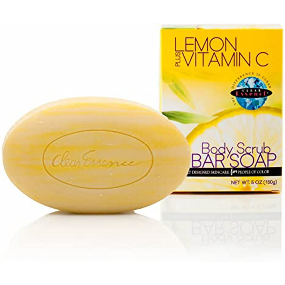 Clear Essence Lemon Plus Vitamin C Body Soap Scrub 5oz