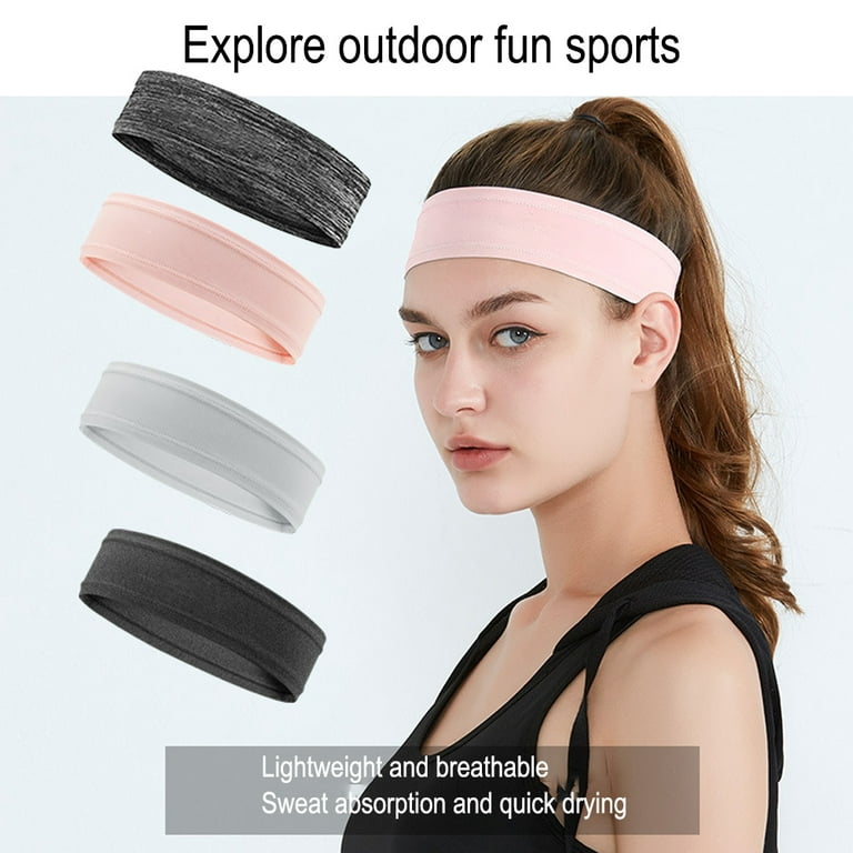 Sports Headbands for Men (5 Pack),Moisture Wicking Workout Headband,  Sweatband Headbands for Running,Cycling,Football,Yoga,Hairband for Women  and Men,Combination 2，G55998 