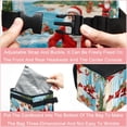 thumbnail image 4 of Santa Claus Foldable Car Trash Can with Lid and Leak-Proof Hanging Storage Bag - Trash Can for Car, Car Garbage Can, 4 of 6