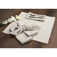 thumbnail image 6 of Native Fab Reusable Black Beige Stripe Dinner Cloth Napkin Set of 12 Cotton 18x19, 6 of 9