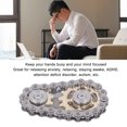 thumbnail image 3 of Metal Bike Chain Sensory Toy, Storage Bag Chains Sprockets Fingertip Toy Sturdy Stress Relief Relaxing  for Work Gold Silver,Multicolor, 3 of 7