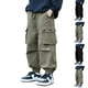thumbnail image 4 of Odeerbi 4-13 Años Niños Pantalones Cargo Deportivos Jogger Pantalones Primavera Casual Pantalones de Pierna Recta Con Múltiples Bolsillos, 4 of 4