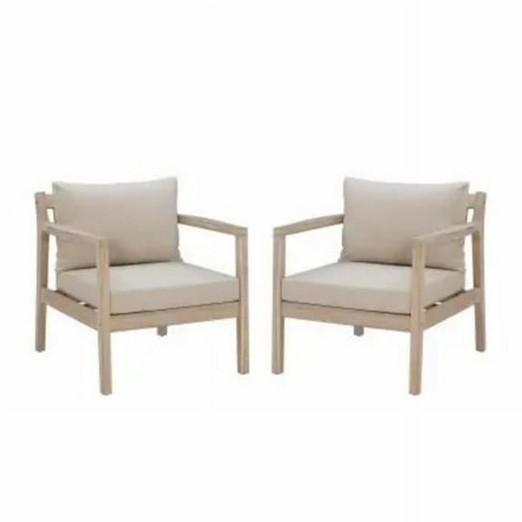 Linon Home Decor 139969 Svana Side Chair, Natural - Pack of 2