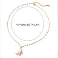 Trendy Necklaces for Women Womens Chain Necklace Butterfly Diamond