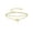 Gold, variant on Women Anklet Initial A Heart 316L Stainless Steel Double Layered Summer Anklet for Women
