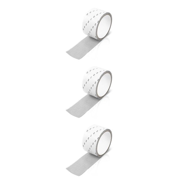 Wosthever Cinta de reparación de parche de pantalla de malla de ventana Cintas de cubierta de agujeros de fibra de vidrio de 3 capas Herramienta Type1 NO1