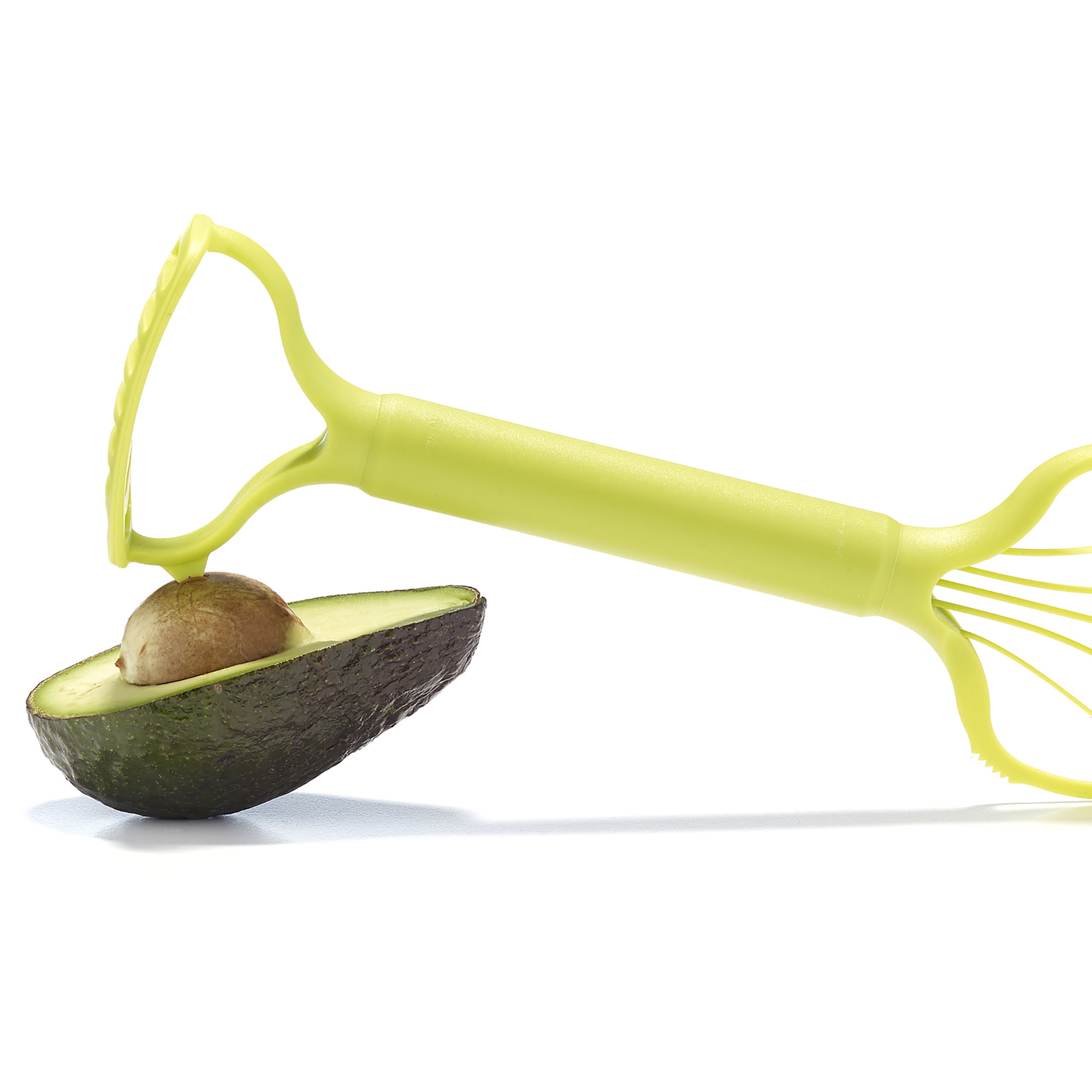 pelapatate 4 in 1 e Tritatutto per Avocado in ABS Ecologico Set di Strumenti ergonomici per Avocado per Mango Kiwi Confezione da 2 EQLEF Avocado Coltello 