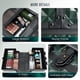 thumbnail image 4 of Estuche de maquillaje FRENESSA, caja de maquillaje con 4 bandejas y funda rígida con cierre, 4 of 7