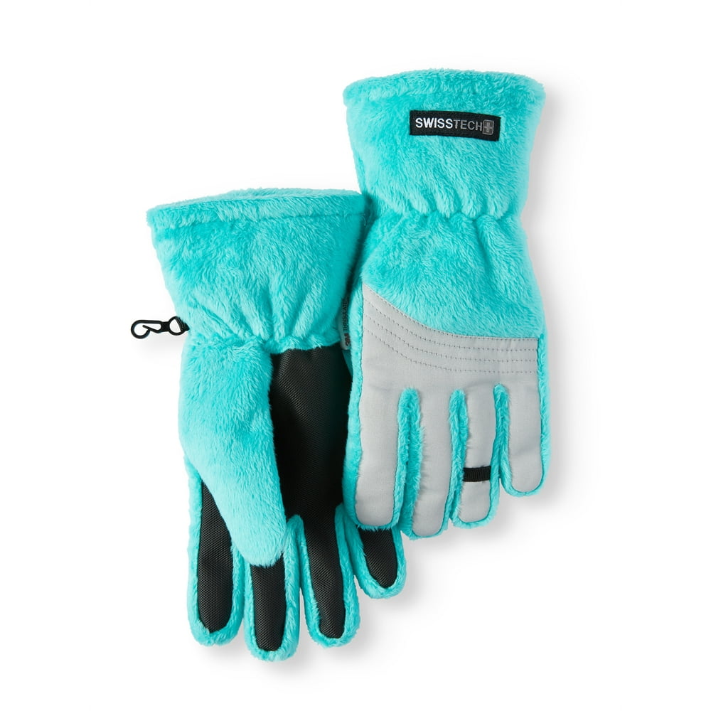 Swiss Tech Swiss+Tech Youth Minky Fleece Waterproof Ski Glove with