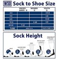 thumbnail image 2 of Yacht & Smith Value Pack Kids Cotton Black Ribbed Crew Socks, Boys & Girls, Size 9-11, 2 of 2
